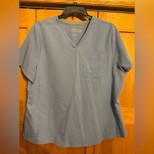 Fabletics Ceil Blue V-Neck Top